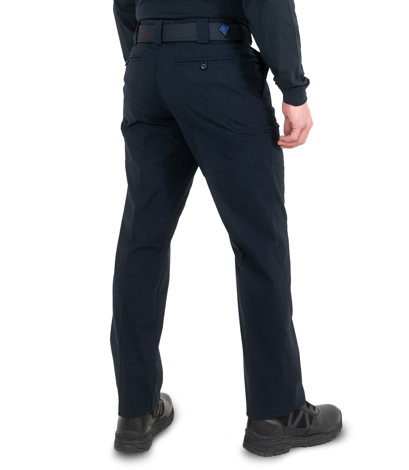 Side of Men's V2 Pro Duty 6 Pocket Pant in Midnight Navy