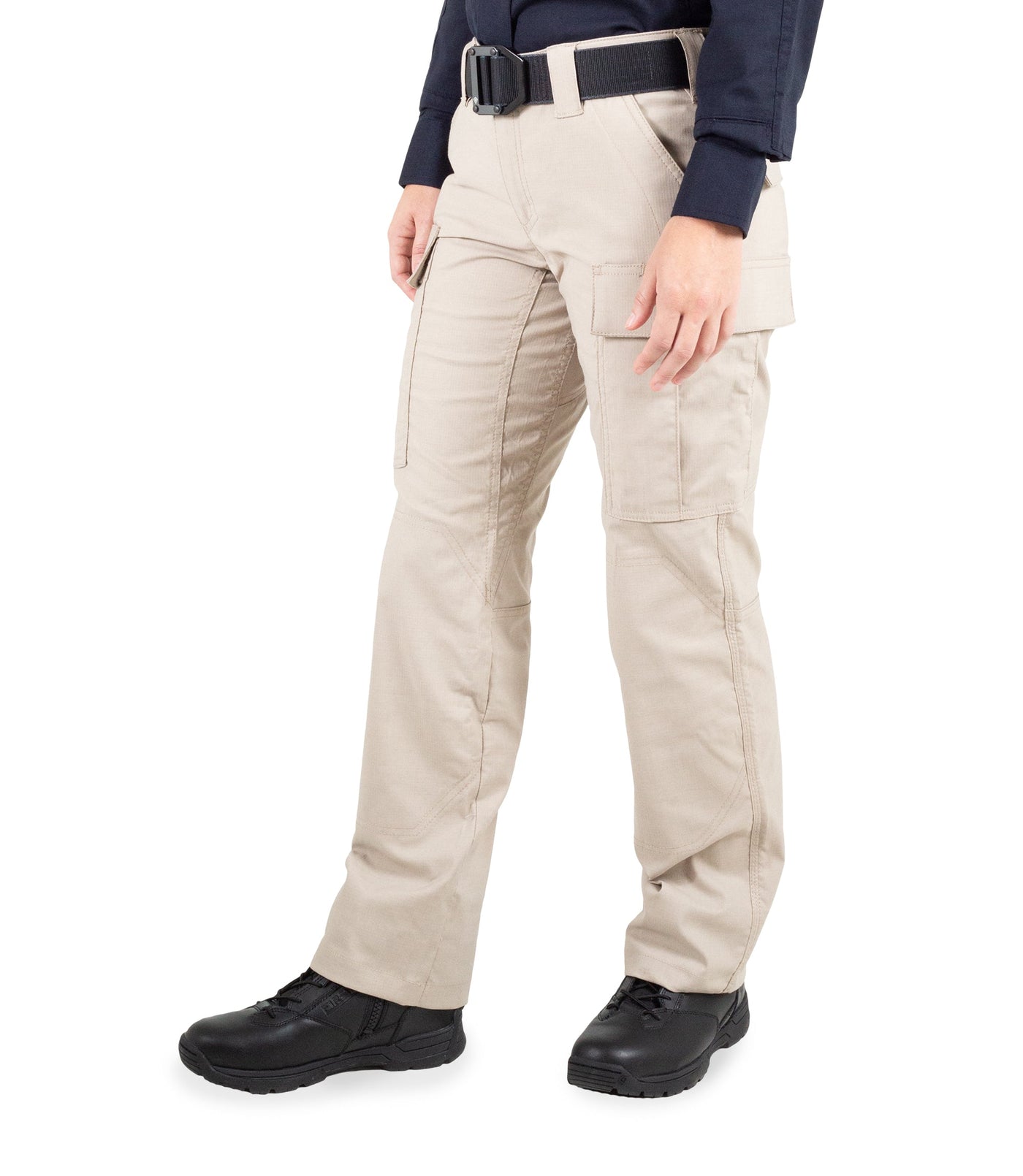 Side of Women's V2 BDU Pant in Khaki