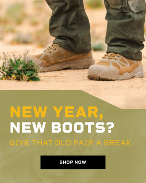 New year, new boots? Give that old pair a break. Click to shop tactical footwear. Mobile