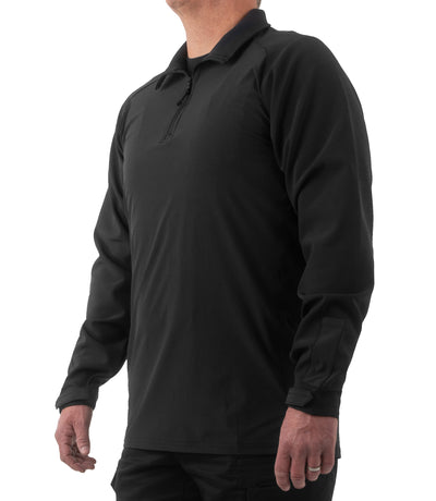 Side of Men's Pro Duty Pullover in Black