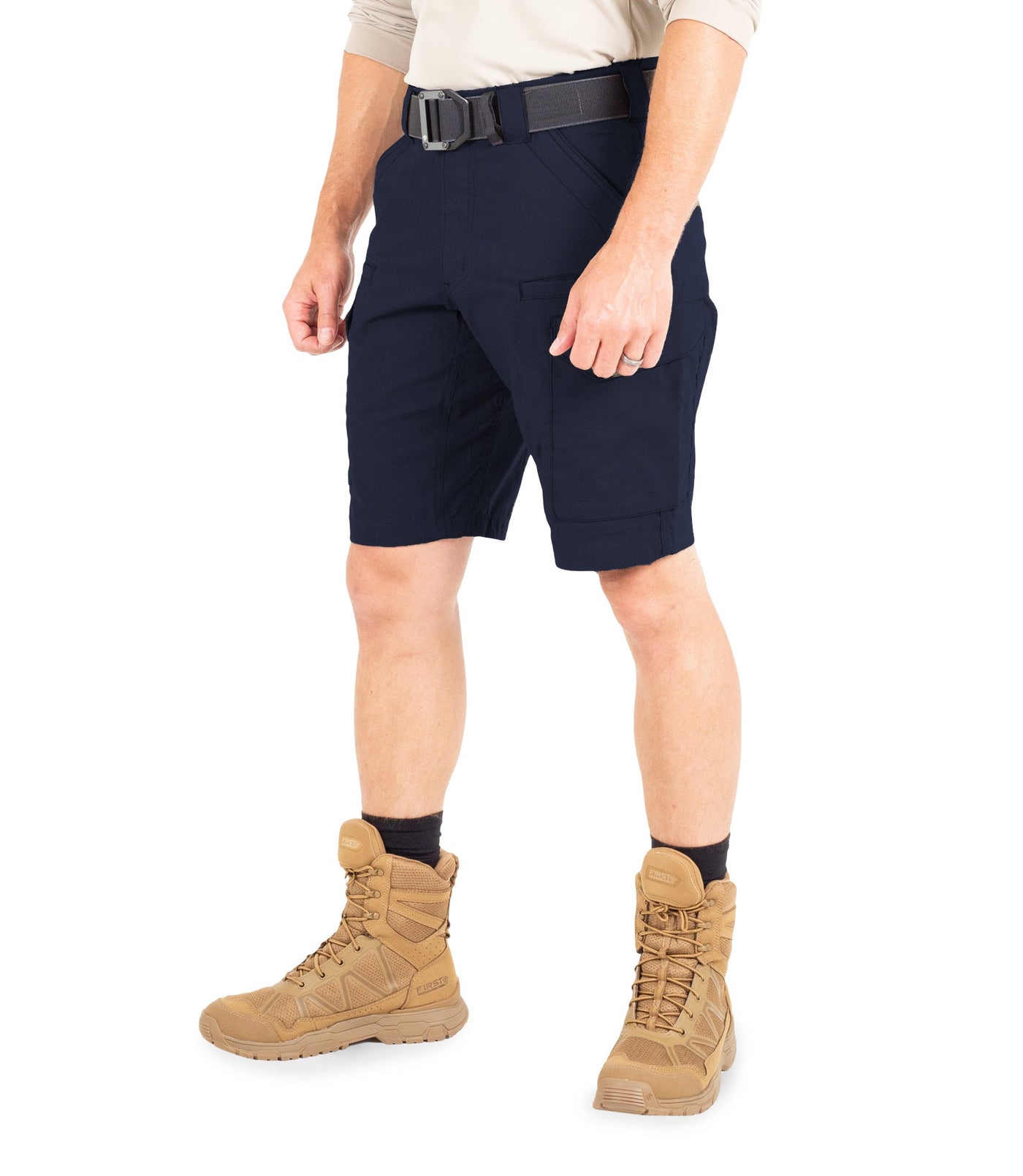 Side of Men's V2 Tactical Short in Midnight Navy