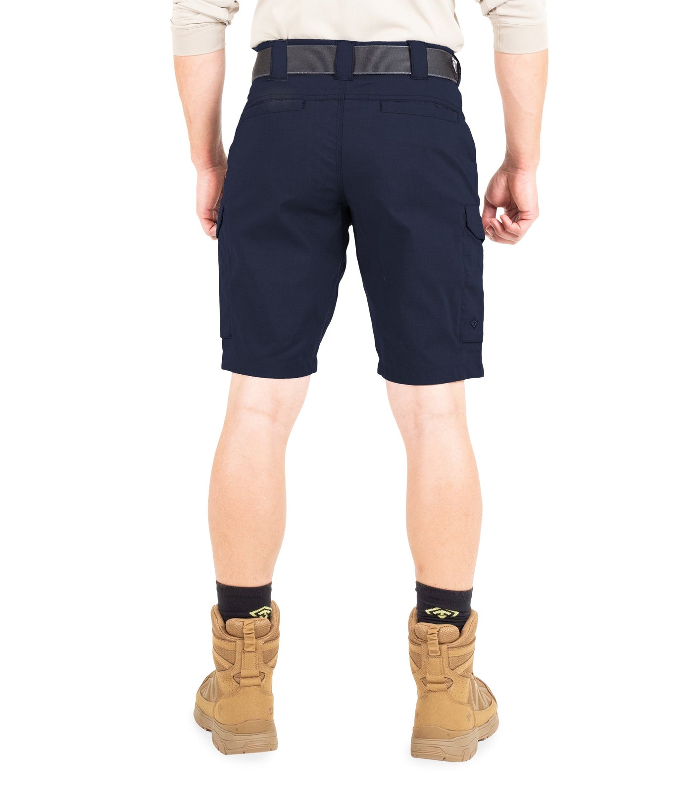 Back of Men's V2 Tactical Short in Midnight Navy