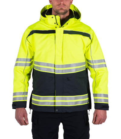 Front of Men's Tactix High-Vis Parka in Midnight Navy