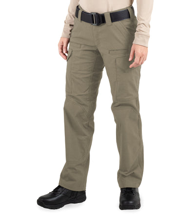 Side of Women's V2 Tactical Pants in Ranger Green