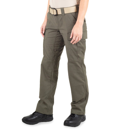 Side of Women's V2 BDU Pant in OD Green