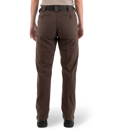 Back of Women's V2 Pro Duty 6 Pocket Pant in Kodiak Brown