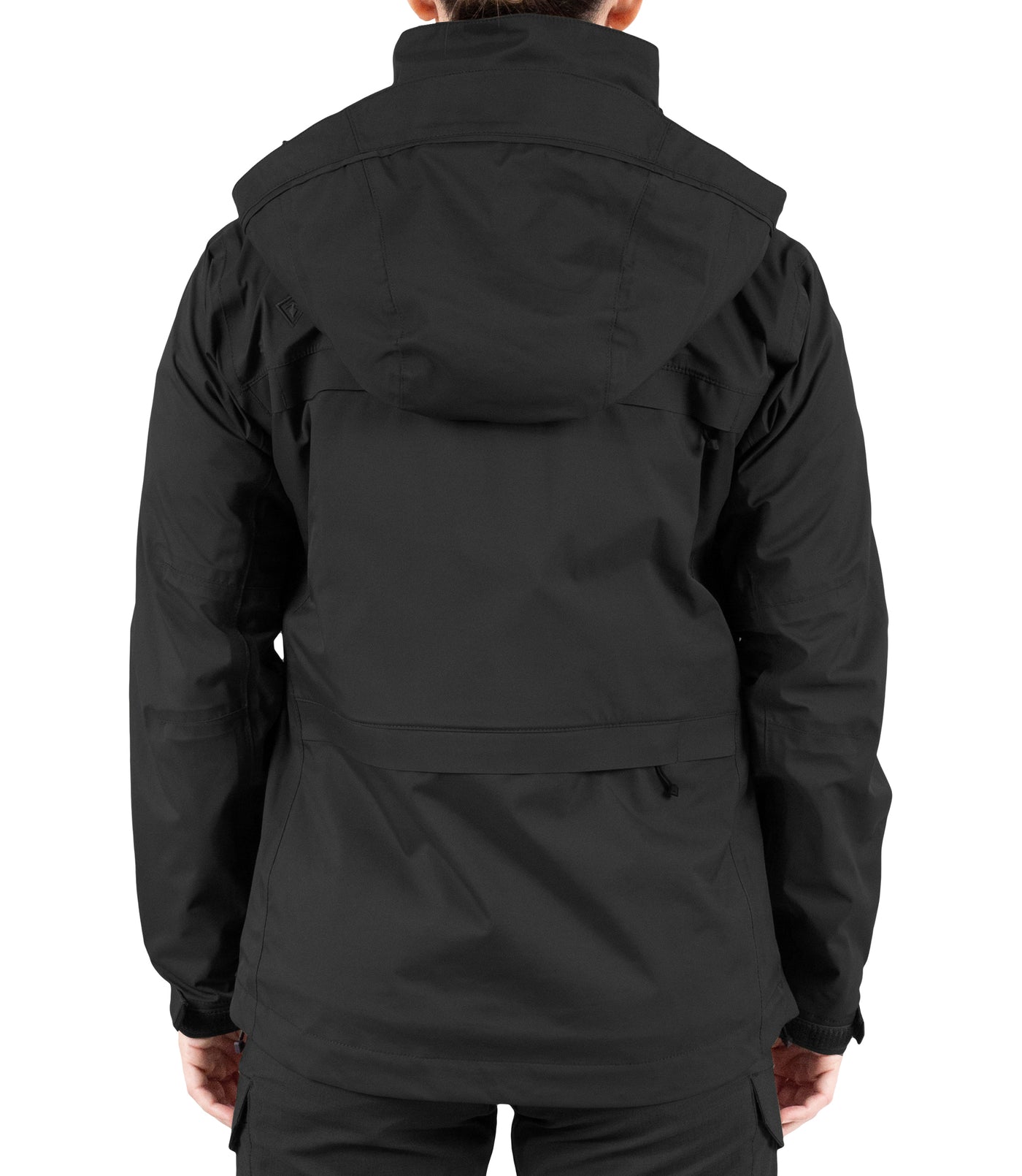 Back of Women’s Tactix System Parka in Black