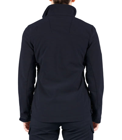 Back of Women’s Tactix Softshell Jacket in Black