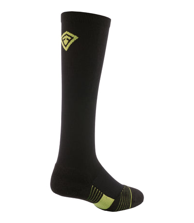 Back of Advanced Fit Duty Sock in Black