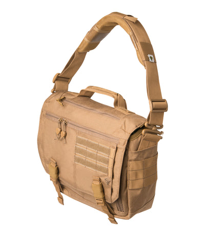 Front of Summit Side Satchel 8L in Coyote