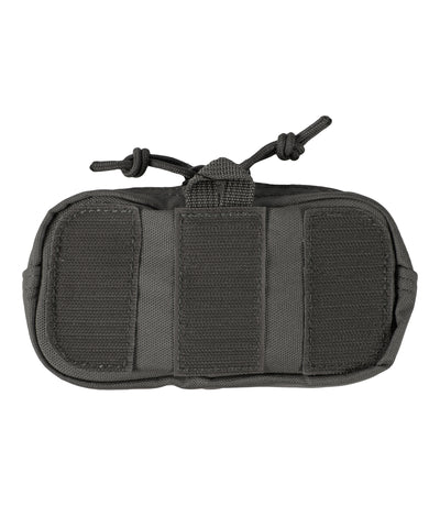 Back of 6 X 3 Velcro Pouch in Asphalt