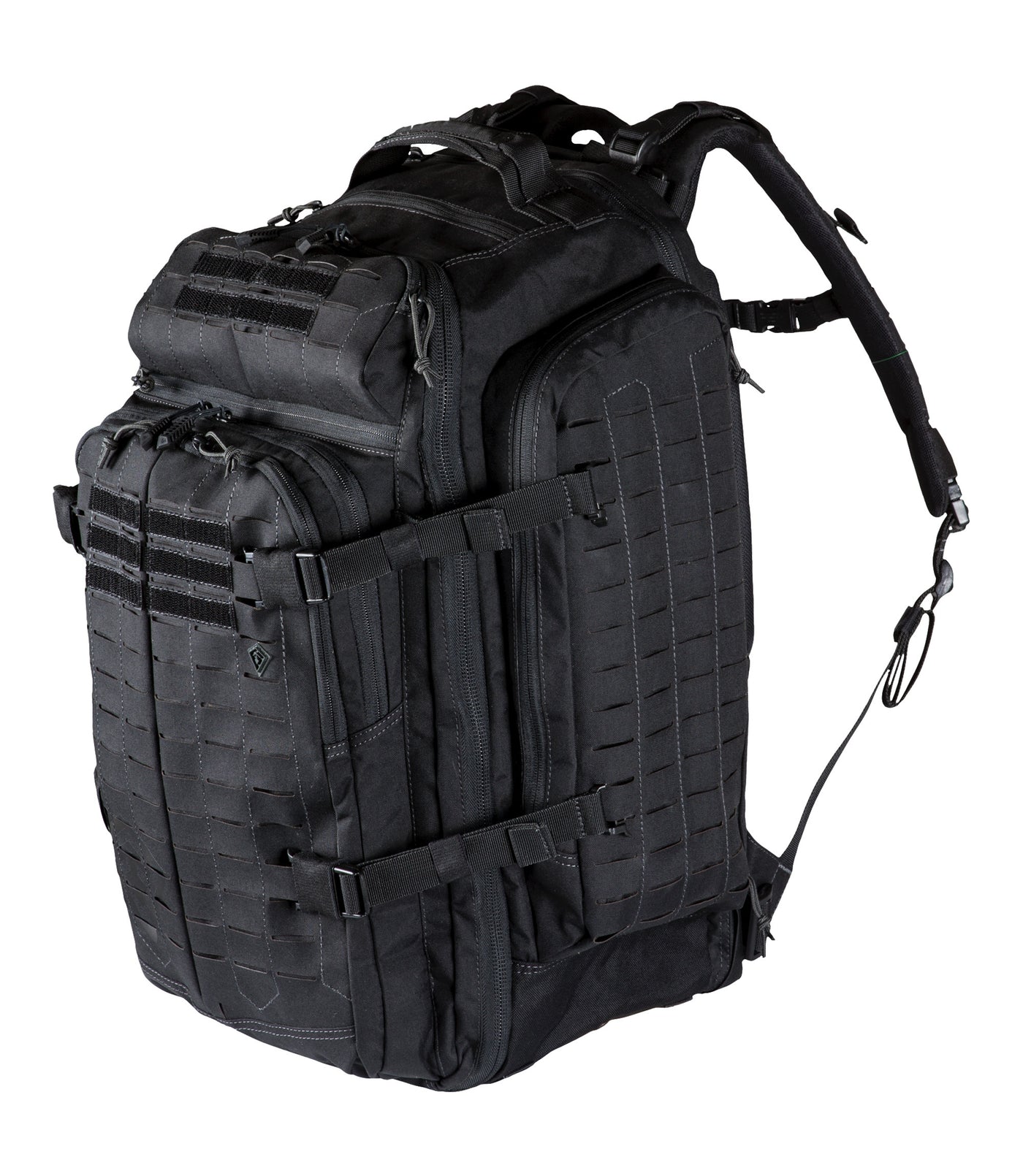 Front of Tactix 3-Day Plus Backpack 62L in Black