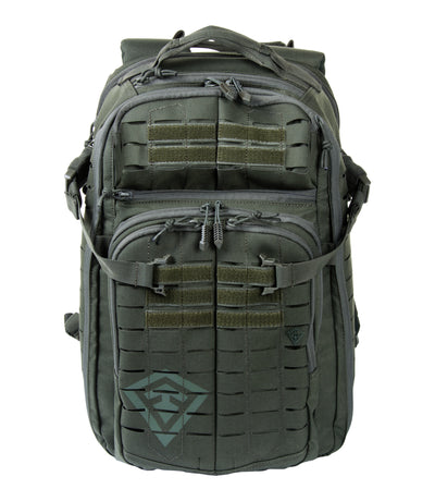 Front of Tactix Half-Day Plus Backpack 27L in OD Green