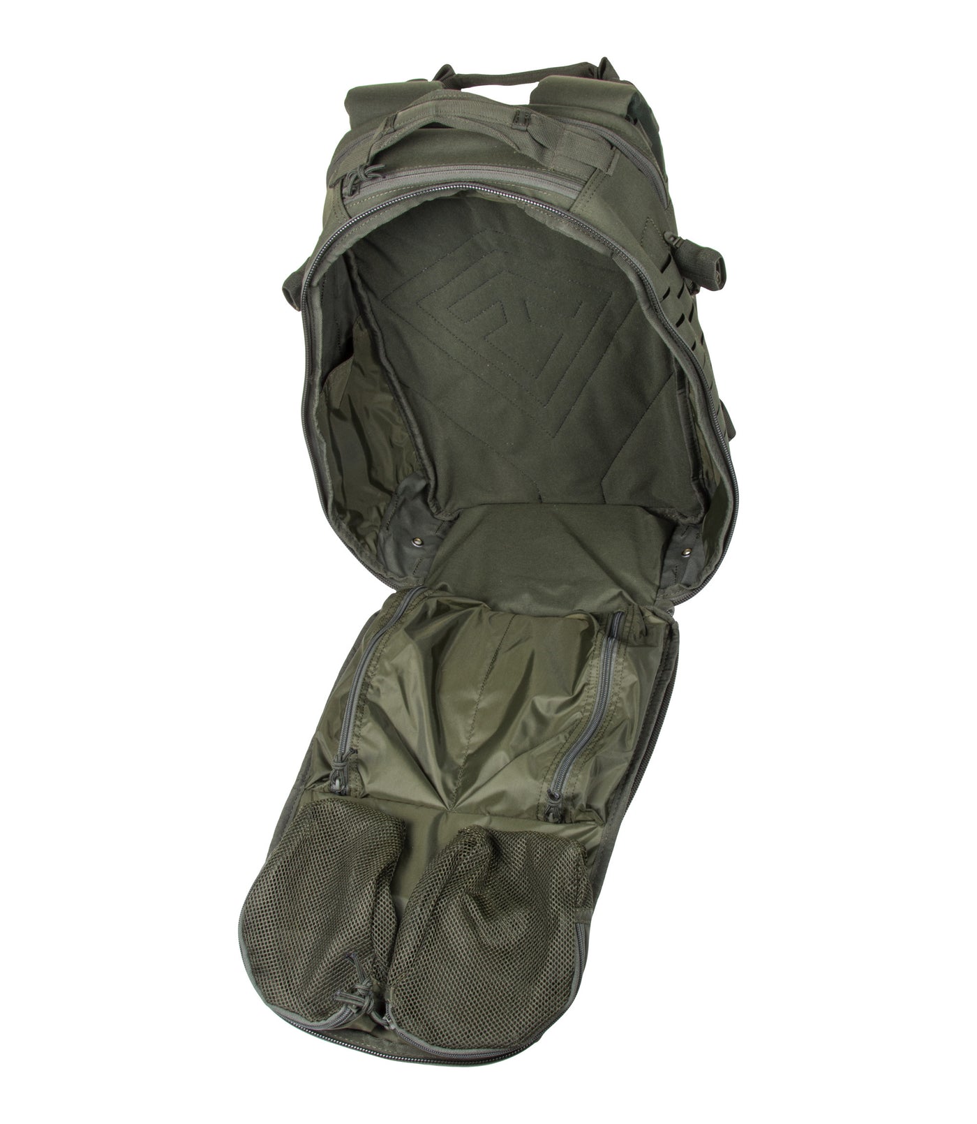 Front of Tactix Half-Day Plus Backpack 27L in OD Green